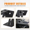 A-Pillar Lower Corner Windshield Hinge Work Light Auxiliary Mounting Brackets