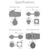 ZBLZGP IP67 Waterproof K20 Waterproof Plug and Socket Outdoor Quick