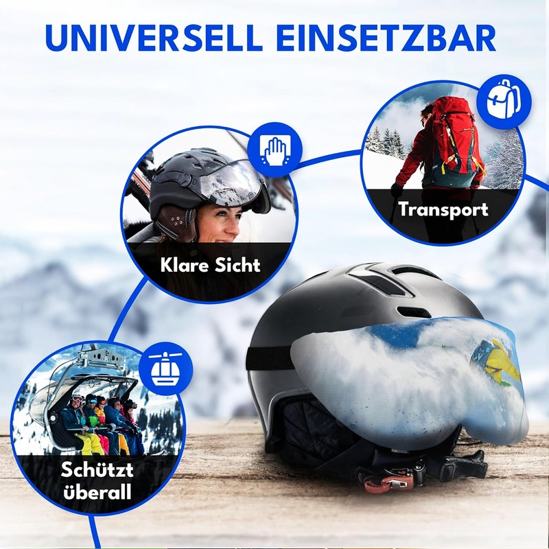 Two Horizons Ski Helmet Visor Protection | Visor Protection for
