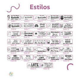 Sellos Para Maestros Autoentintable Personalizado Educativos                                                                                          