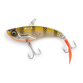 Savage Gear VIB Blade 2.25 in Fishing Lure, Perch, Long Casting Finesse Blade, Ideal for Walleye, Small Mouth, Perch and Trout, 3 Lure Attach Points for Adjustable Vibration