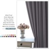 PONY DANCE Gray Blackout Thermal Insulated Curtain for Bedroom, 34