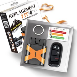 Extra-Partss Smart Car Key Fob for Dodge fits 2013 2014 2015 2016 2017 Ram 1500 2500 3500 GQ4-54T 46 Chip