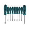 Meichoon 9pcs Socket Wrench Screw Driver Non-Magnetic Tip Metal Hex