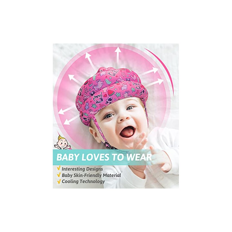 Simply Kids - Casco de bebé para gatear, caminar, protector