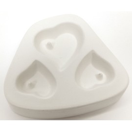 Heart Trio Earring & Pendant Jewelry Mold