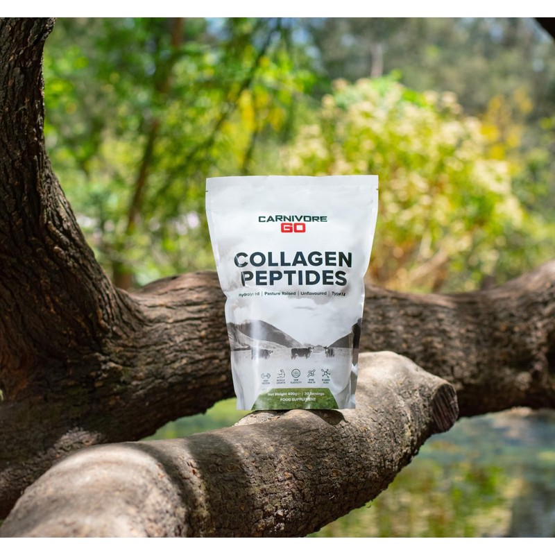 Carnivore Go Grass Fed Bovine Collagen Powder - 400g Hydrolysed