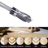 SICWOOD Compression Top Bearing Flush Trim Router Bit 1/4 Shank