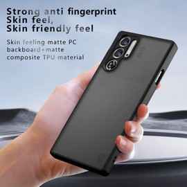 Suttkue for Nubia Red Magic 10 Pro Case,high qualit,PC Material，Scratch Resistant,Anti-Skid-Black