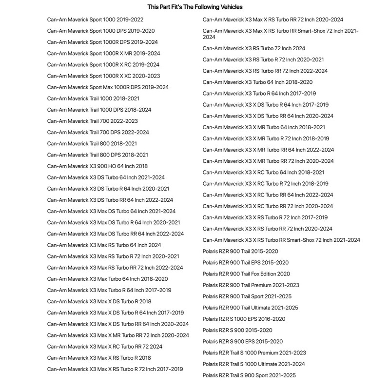 Tusk UTV Cargo Box Top Rack