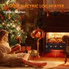 R.W.FLAME Electric Fireplace Log Set Heater 21IN, Remote Control, Flame