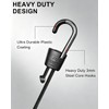 5 Pack 150cm (59 Inch) Adjustable Bungee Cords with Hooks