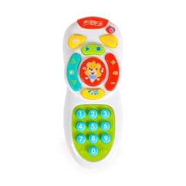 Moni Children's Music Phone Smart Remote YL5047 Buttons, Music, Light Effects, Colours: White