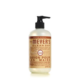Mrs. Meyer's Clean Day Liquid Hand Soap, Cruelty Free and Biodegradable Hand Wash Made with Essential Oils, Oat Blossom Scent, 370 ml Soap Pump Bottle