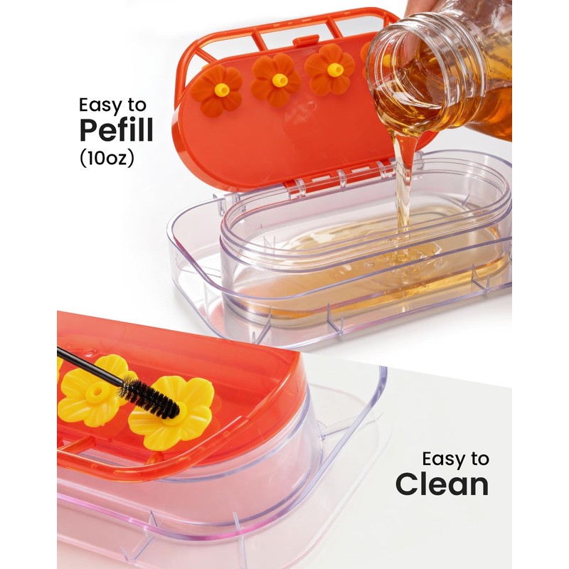 Redboat 2 Pack Window Hummingbird Feeder