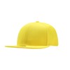 Underground Kulture Plain Flat Peak Snapback Baseball Cap Yellow