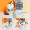 Pet Water Dispenser Gravity Refill Leakage Proof Clear Automatic Dog
