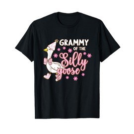 Grammy Of The Silly Goose 1st First Birthday Family Matching T-Shirt