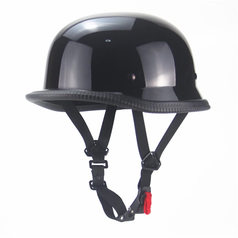 German Style Motorcycle Helmet,Adult Half Helmet Open Face DOT Approved,