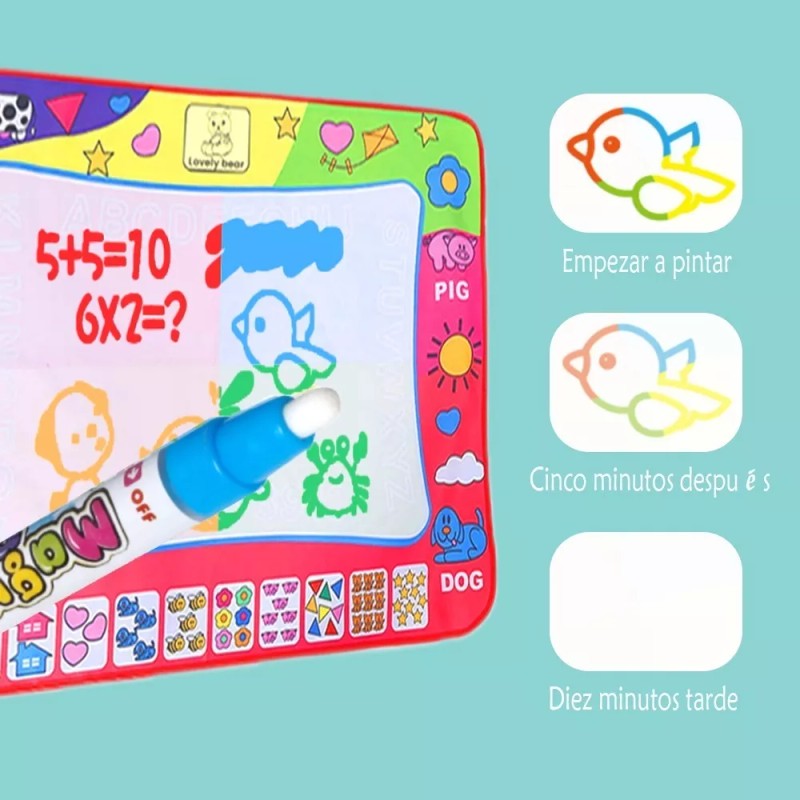 Zt Juguetes De Pintura De Lienzo De Acuarela Para Niños