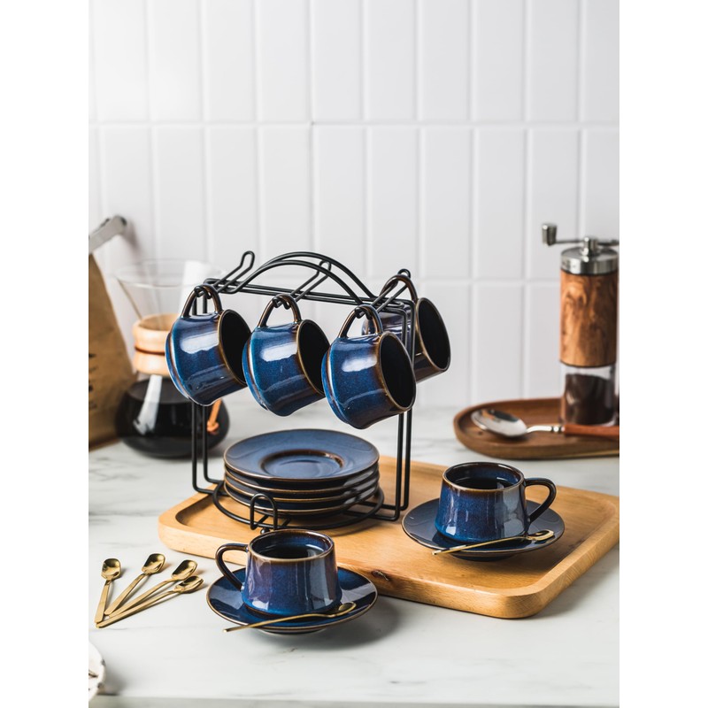 YHOSSEUN Espresso Cups Set of 6, 4 OZ Expresso Shots