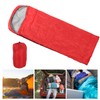 Adult Outdoor Envelope Sleeping Bag with Hood Waterproof for Camping