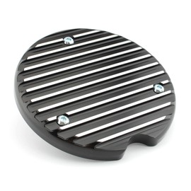 Shiwaki Motorcycle Engine Clutch Crankcase Guard Left Side Aluminum Alloy Replacement Protector for Honda GB350S Durable Accessories, Black and White