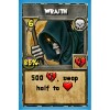 Wizard101 Death School Collectible card game (45 Total Cards in this
