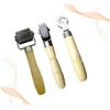 iplusmile Automobile Repair 3pcs Tire Repair Kit Compacting Roller Wood