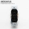 American Outlet with Ground Black JO152 CSZ AXCIS