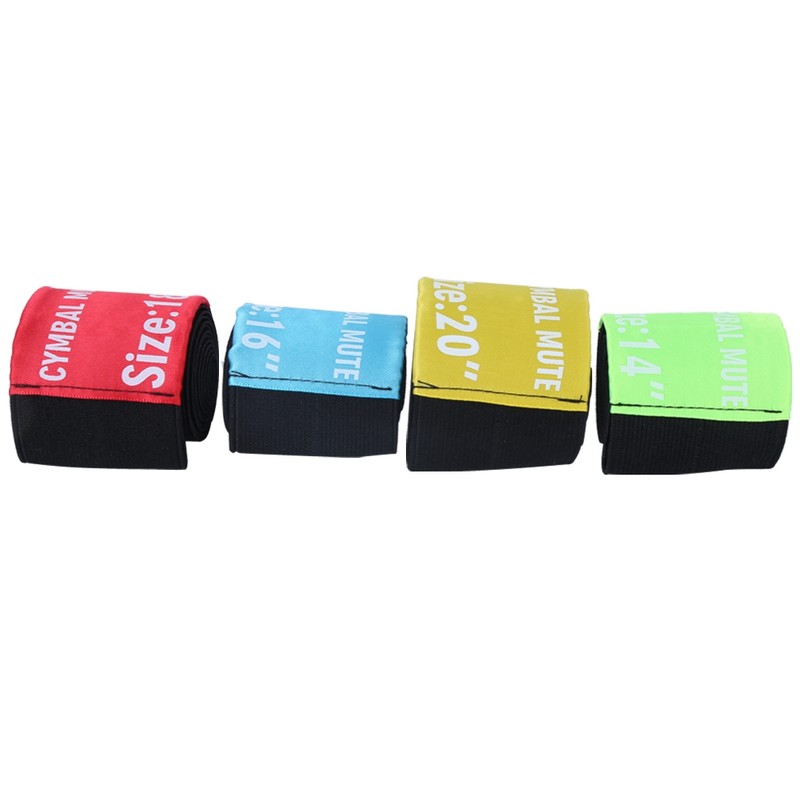 4Pcs Cymbal Silencer Hi Hat Mute Dampener Pad Percussion Instrument
