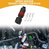 Partuto Speed Sensor Socket Connector Plug No.8200561449 Inner Female Wire