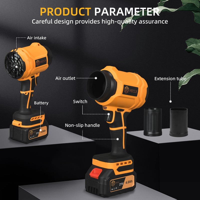 Leaf Blower Cordless,Handheld Leaf Blower with Battery and Charger,Handheld Leafs