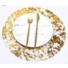 Disposable Gold Placemats of 24 Set Metallic Foil 13 Inch