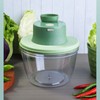 2 in 1 Electric Vegetable Cutter 1200rpm USB Charging Vegetable