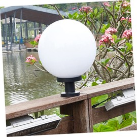 Cabilock Fixture Replacement Globes& Shades 2pcs Acrylic Outdoor Lampshades Round Ball Shape Lamp Covers Globe Light