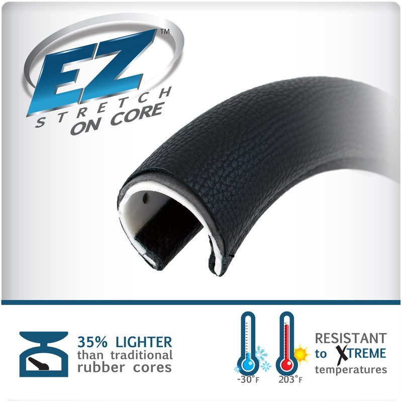 Custom Accessories Black Ultra-Soft Fluffy Steering Wheel Cover, Soft Steering