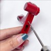 soonbuy 360°Rotation Thumb Bow Release, Aluminum Alloy 3 Finger Thumb