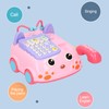 Children Telephone Toy Educational Simulation Telephone Toy with Light Music