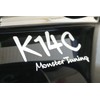 Monster Sport K14C 896163-0000M MONSTER Tuning Sticker, Gunmetal, 8.5 x