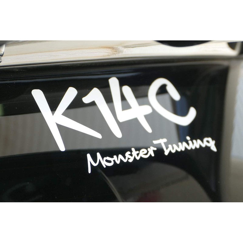 Monster Sport K14C 896163-0000M MONSTER Tuning Sticker, Gunmetal, 8.5 x