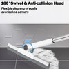 GQIRIL Floor Telescopic Squeegee Broom - Telescoping Shower Squeegee with