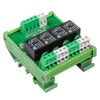 GUETNEU Relay Board, Relay Module 4 Channel 1 SPDT DIN