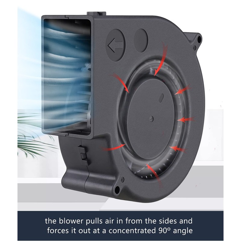 GDSTIME 97mm x 33mm DC Blower, 110V 220V AC Powered