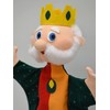 Hand Puppet Fairy Tale Figure King 29 cm, Ideal for