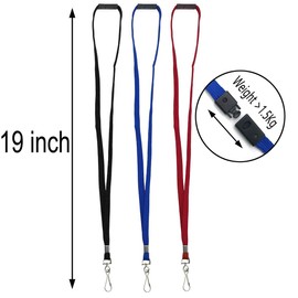 Bird Fiy Lanyards Safety Black Lanyards Neck Flat Premium Breakaway Badge Lanyard with J-Hook for ID Nametag Badge Holder (Green, 25 PCS)