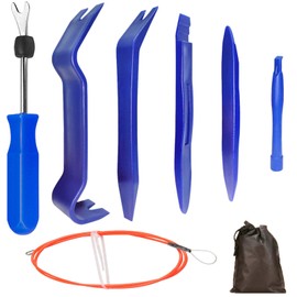 ToBeBold Interior Stripping, Inner Lining, Peel Off Panels, Removing Tool, Clip Clamp Tool, Wiring Guide Included, Set of 7, Bull