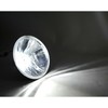 Octane Lighting 7 Inch Crystal Glass/Metal Headlight 8000k Ice Blue