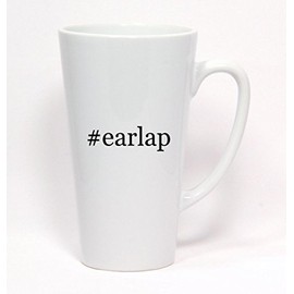 Los Drinkware Hermanos #earlap - Hashtag Ceramic Latte Mug 17oz