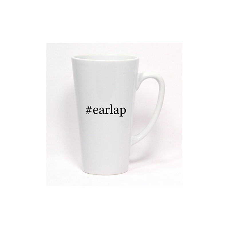 Los Drinkware Hermanos #earlap - Hashtag Ceramic Latte Mug 17oz